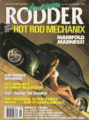 AMERICAN RODDER 1996 NOV - RACE HEMI, PROWLER, VINTAGE INTAKES, DICK DEAN*